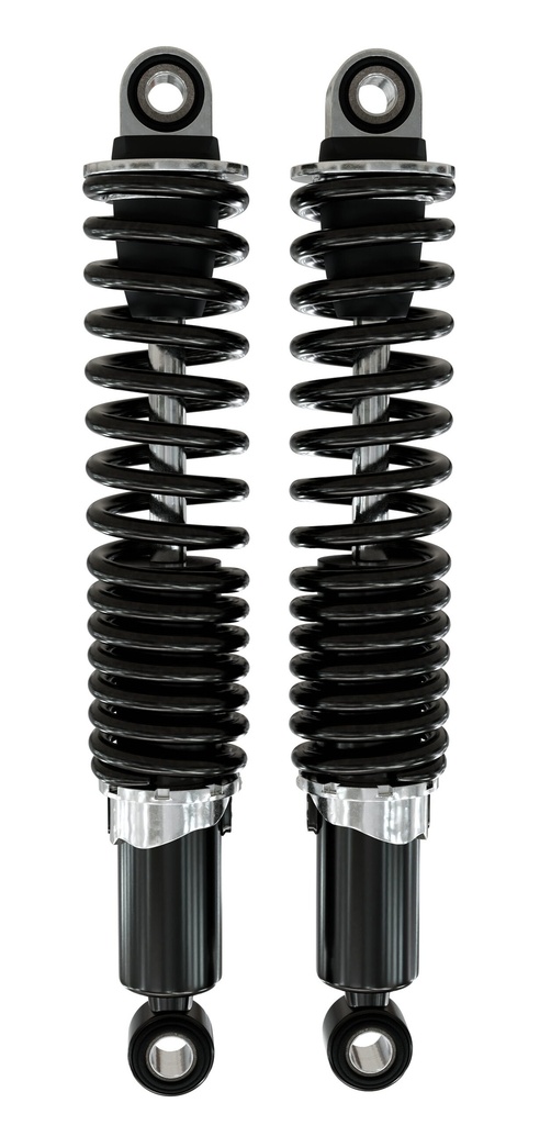 IKON Federbeine - Stoßdämpfer 7610-1650SP14 in schwarz mit ABE f. TRIUMPH Thunderbird u. Storm 1600/1700 Bj. 2009-2016