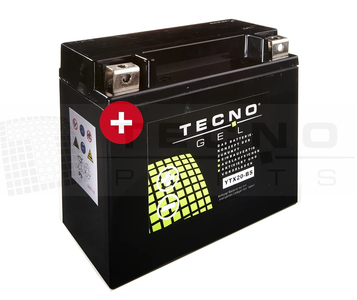 TECNO-GEL BATTERIE für YTX20-BS 12V 18Ah DIN 82001