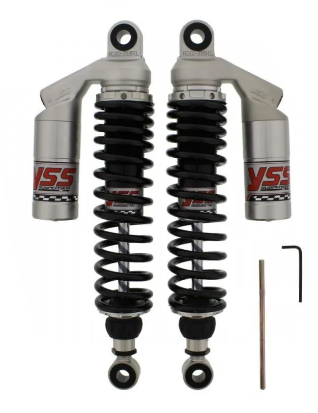 YSS Federbein Stoßdämpfer Stereo RG362-350TRCL-05-X mit ABE für KAWASAKI ER 500 D/C/Twister 2001 - 2006