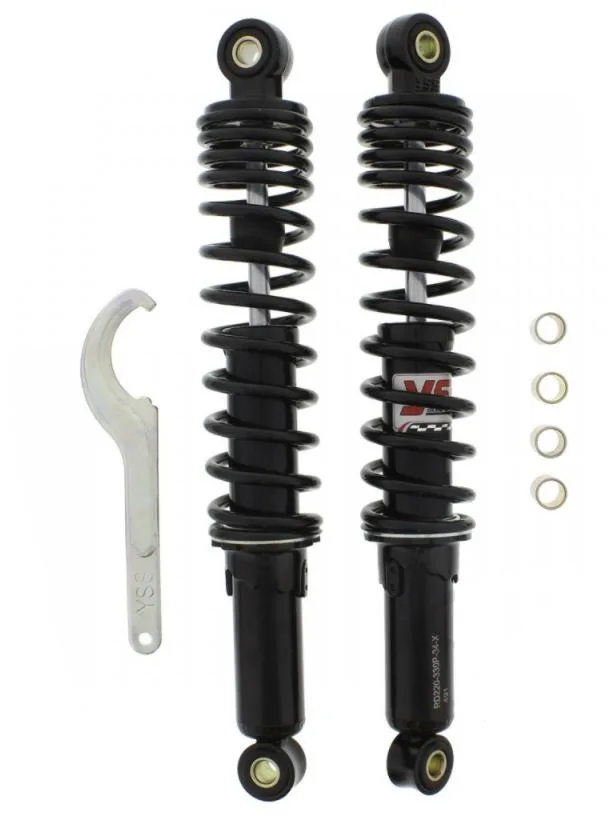 YSS Federbein Stoßdämpfer Stereo RD220-330P-34-88 mit ABE für BENELLI 354 350 Sport, 500 LS 1980 - 1985