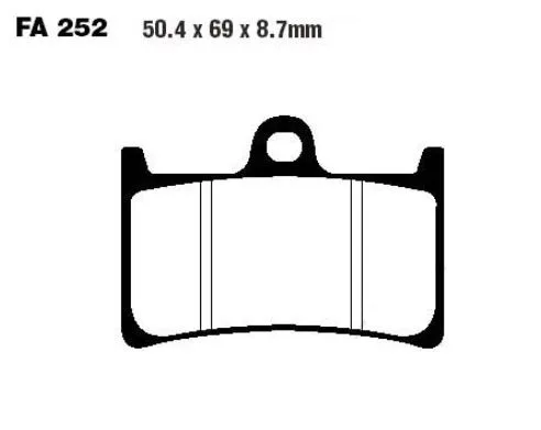 Bremsbelag Standard 7328511 EBC f. div. Modelle Yamaha