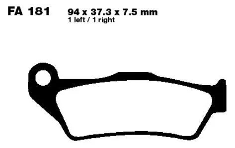Bremsbelag Standard 7377500 EBC