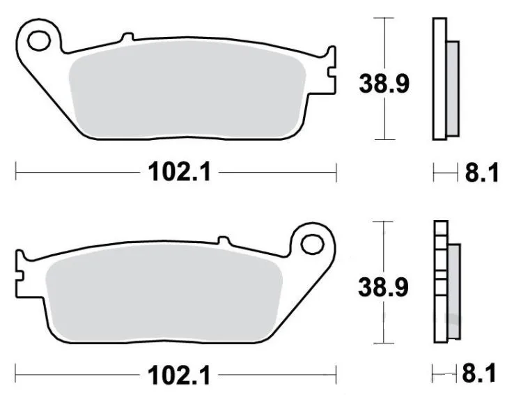 Bremsbelag Sinter 7873367 TRW vorne