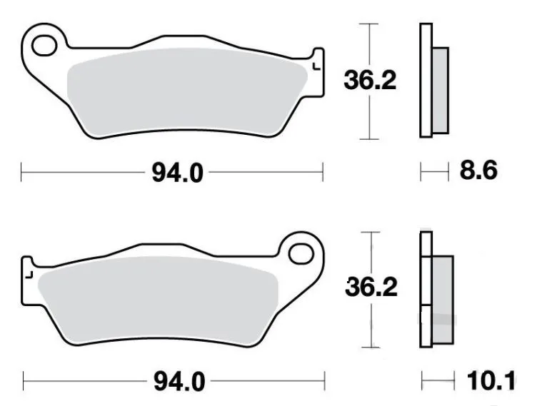 Bremsbelag Sinter 7870959 TRW hinten