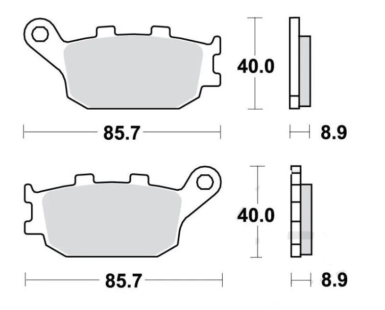 Bremsbelag Sinter 7870496 TRW hinten f. Honda, Kawasaki u.a.