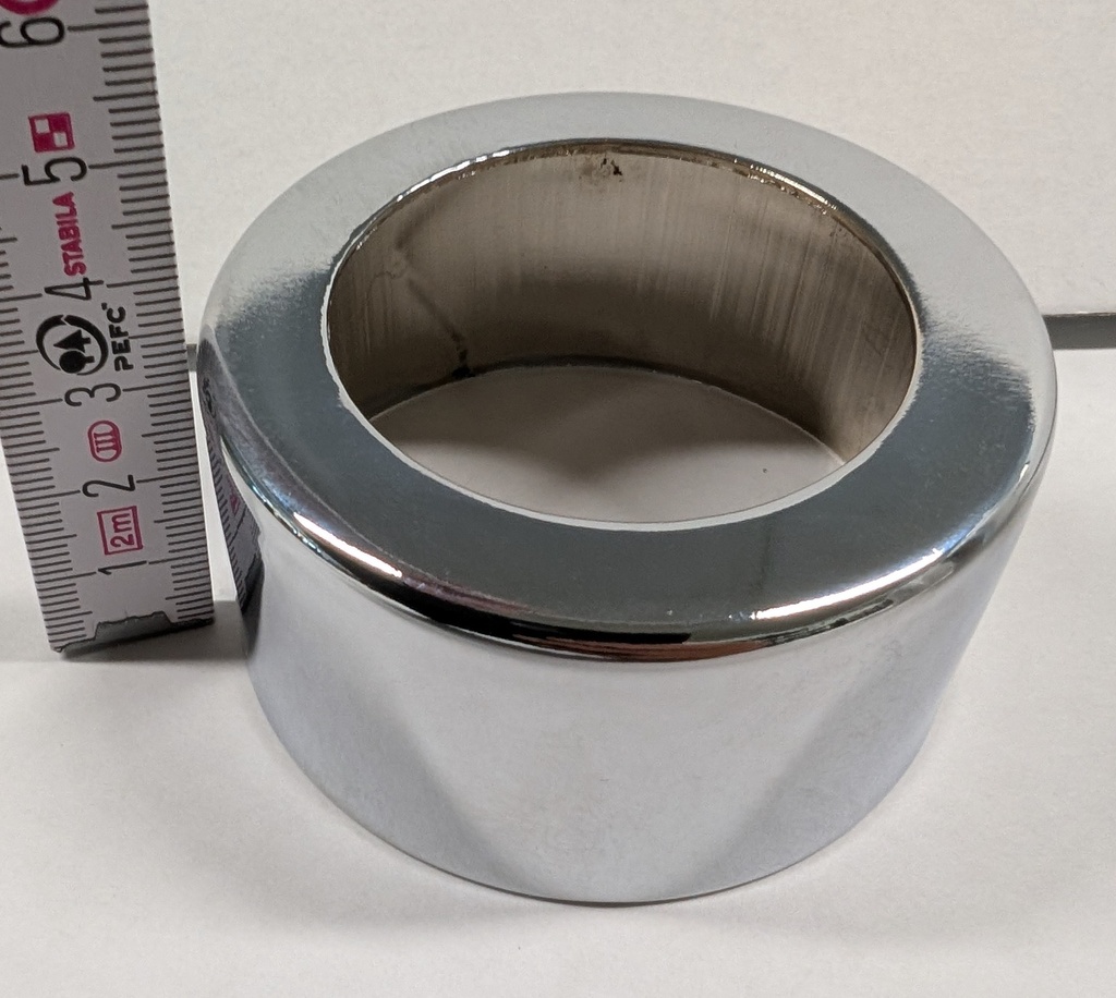 IKON Zubehör: Chrom-Kappe kurz für 7610- Baureihe - 35 mm Höhe - 1 St.