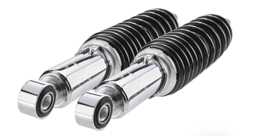 IKON Federbeine - Stoßdämpfer 7610-1250SP1 mit Feder 235-18/25/33 meist m. ABE f. BENELLI 650 Quattro, 650 Tornado S, 750 SEI, BSA A65 650 12,5", DUCATI 750/Super Sport, 900 SS/Sd Darmah