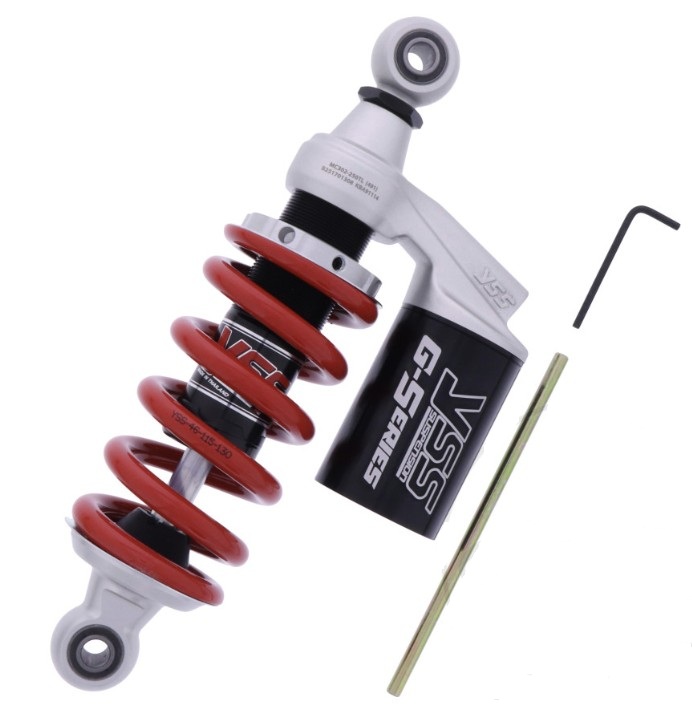 YSS Federbein Stoßdämpfer Stereo MC302-250TL-19-858 einstellbar mit ABE für HONDA MSX 125 2013 - 2024