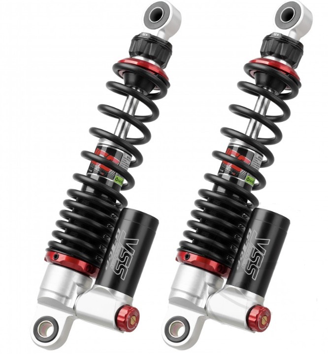 YSS Federbein Stoßdämpfer Stereo FU302-300TRC-02-888 einstellbar mit ABE für LAMBRETTA X3000 2023 - 2025