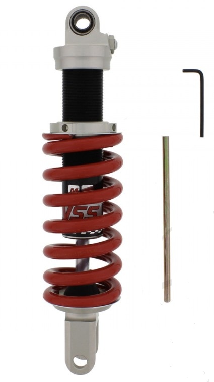 YSS Federbein Stoßdämpfer Mono ME302-280T-11-85 einstellbar mit ABE für YAMAHA YBR 250 2007 - 2013