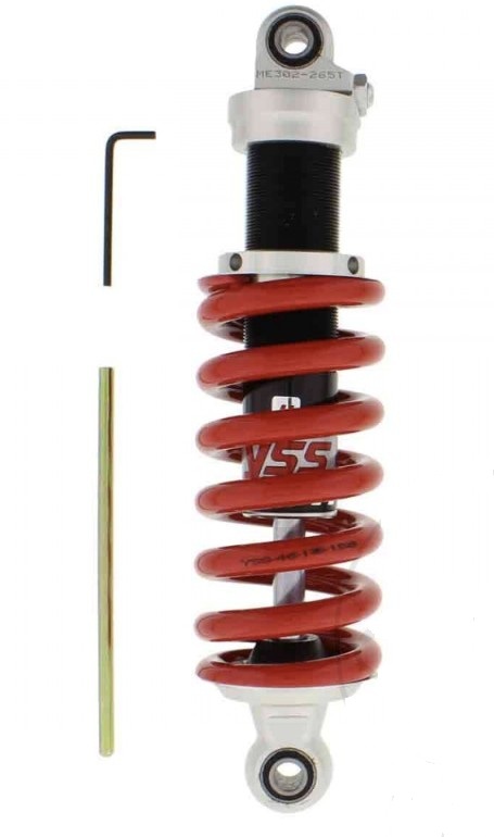 YSS Federbein Stoßdämpfer Mono ME302-265T-10-85 einstellbar mit ABE für HONDA CBR 125, Bj. 2004 - 2010