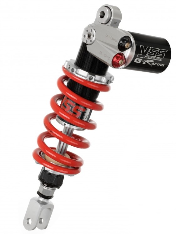 YSS Federbein Stoßdämpfer Mono MG456-310TRWL70I-858 einstellbar mit ABE für APRILIA TUONO 1000 R 2007 - 2011