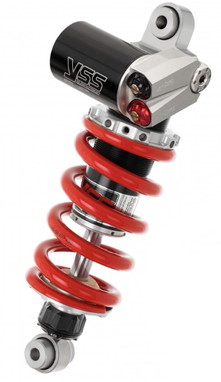 YSS Federbein Stoßdämpfer Mono MG456-280TRW-37I-858 einstellbar mit ABE für TRIUMPH STREET TRIPLE 765 RS 2017 - 2021