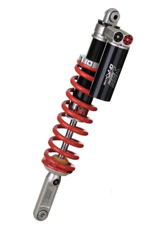 YSS Federbein Stoßdämpfer Mono MG456-495TRW-02-858F einstellbar mit ABE für HONDA CRF 250 R/X 2004 - 2010