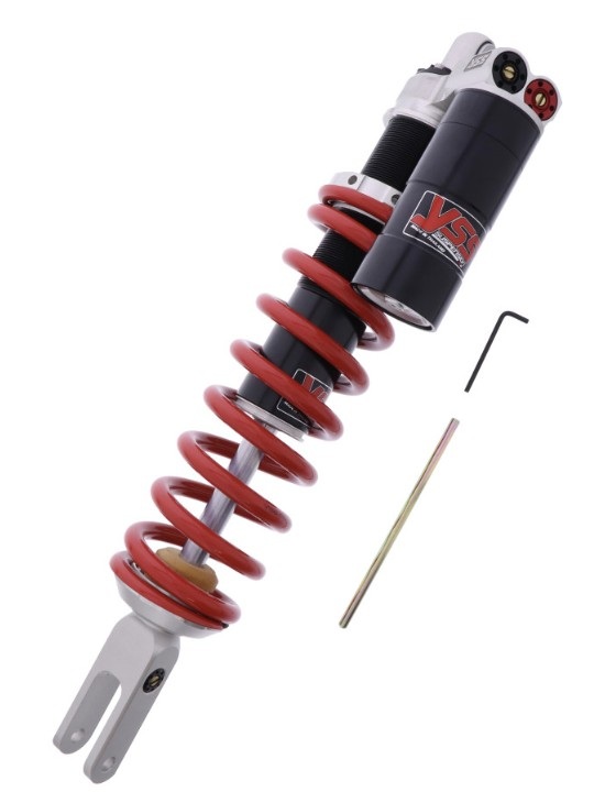 YSS Federbein Stoßdämpfer Mono MG456-475TRW-02-858F einstellbar mit ABE für SUZUKI RM-Z 450 2018 - 2023