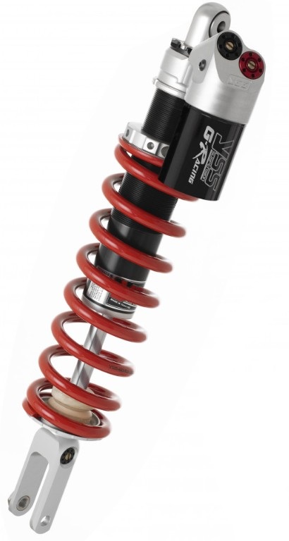 YSS Federbein Stoßdämpfer Mono MG456-455TRW-07-858F einstellbar mit ABE für HONDA CR 125 R 1989
