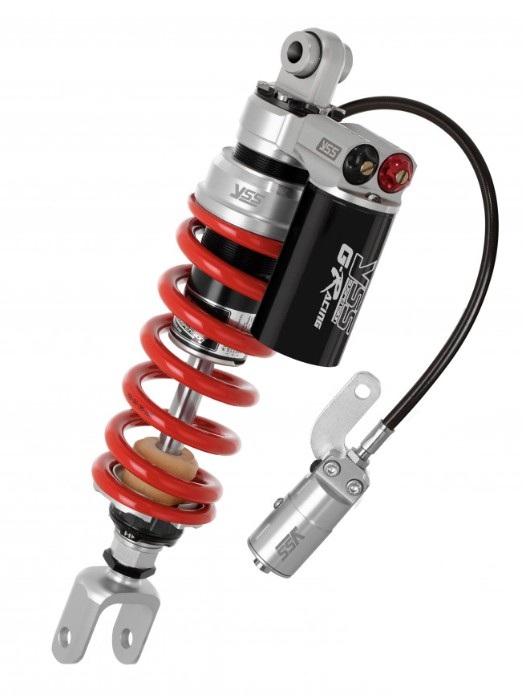 YSS Federbein Stoßdämpfer Mono MG456-345H1RWL36-858 einstellbar mit ABE für MV AGUSTA TURISMO VELOCE 800 2015 - 2019