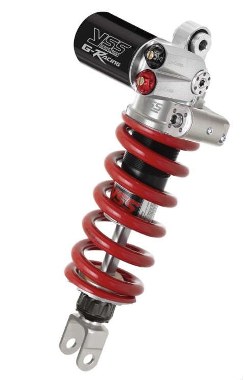 YSS Federbein Stoßdämpfer Mono MG456-335HRWL08I-858 einstellbar mit ABE für KAWASAKI Z 750 R 2012 - 2014