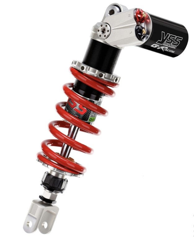 YSS Federbein Stoßdämpfer Mono MG456-335HRWJ20I-858 einstellbar mit ABE für MOTO GUZZI STELVIO 1200 NTX 2011 - 2017
