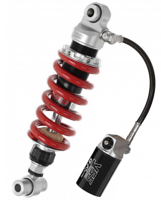 YSS Federbein Stoßdämpfer Mono MX366-265TRCL-10-858 einstellbar mit ABE für HONDA CBR 125 R 2004 - 2010