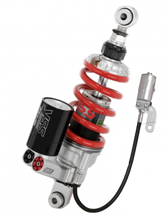 YSS Federbein Stoßdämpfer Mono MU456-310H1RWJ-91T einstellbar mit ABE für KAWASAKI ZX-4RR 400 2023 - 2024