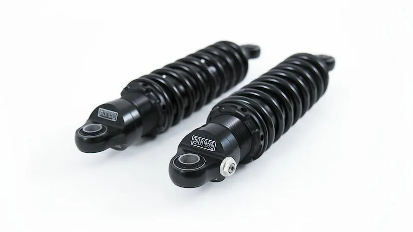 ÖHLINS Federbeine / Stoßdämpfer mit ABE HD 781 STX 36 Blackline S36DR1L für Harley-Davidson VRSCA 1200 V-Rod, VRSCAW 1250 V-Rod, VRSCB 1200 V-Rod Black Jack, VRSCD 1200 Night Rod, VRSCDX 1250 Night Rod Special, VRSCF 1250 V-Rod Muscle, VRSCR 1200 Street Rod 
