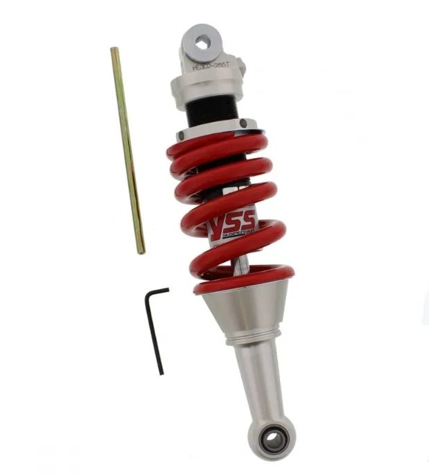 YSS Federbein Stoßdämpfer Mono ME302-265T-03-X einstellbar mit ABE für HONDA VT 600 C Shadow (PC21) 1988-2000