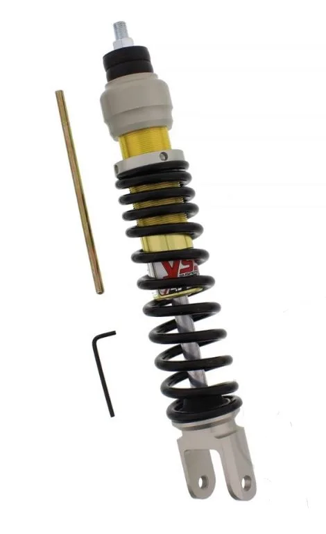 YSS Federbein Stoßdämpfer Mono OE302-285T-02AL-X einstellbar mit ABE für GILERA Runner/Stalker/Storm, PIAGGIO NRG 50, NTT 50, Quartz 50, SKR 125, Storm 50, TPH 50, ZIP 25/50/100/125, ET2 50, ET4 125