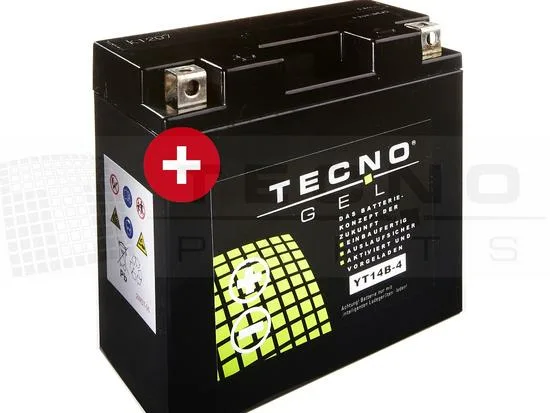 TECNO-GEL BATTERIE YT14B-B4 / YT14B-BS f. YAMAHA U.A.
