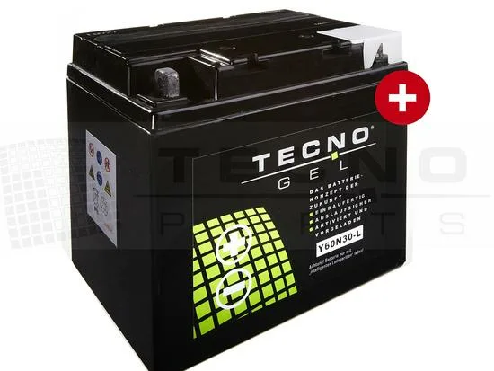 TECNO-GEL BATTERIE Y60-N30L 12V, 30Ah