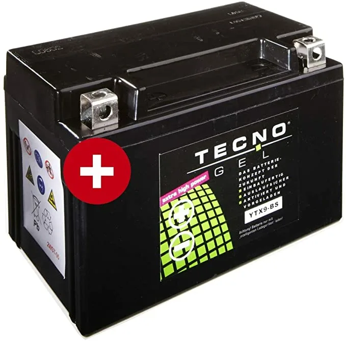 TECNO-GEL BATTERIE für YTX9-BS 12V 9Ah DIN 59812