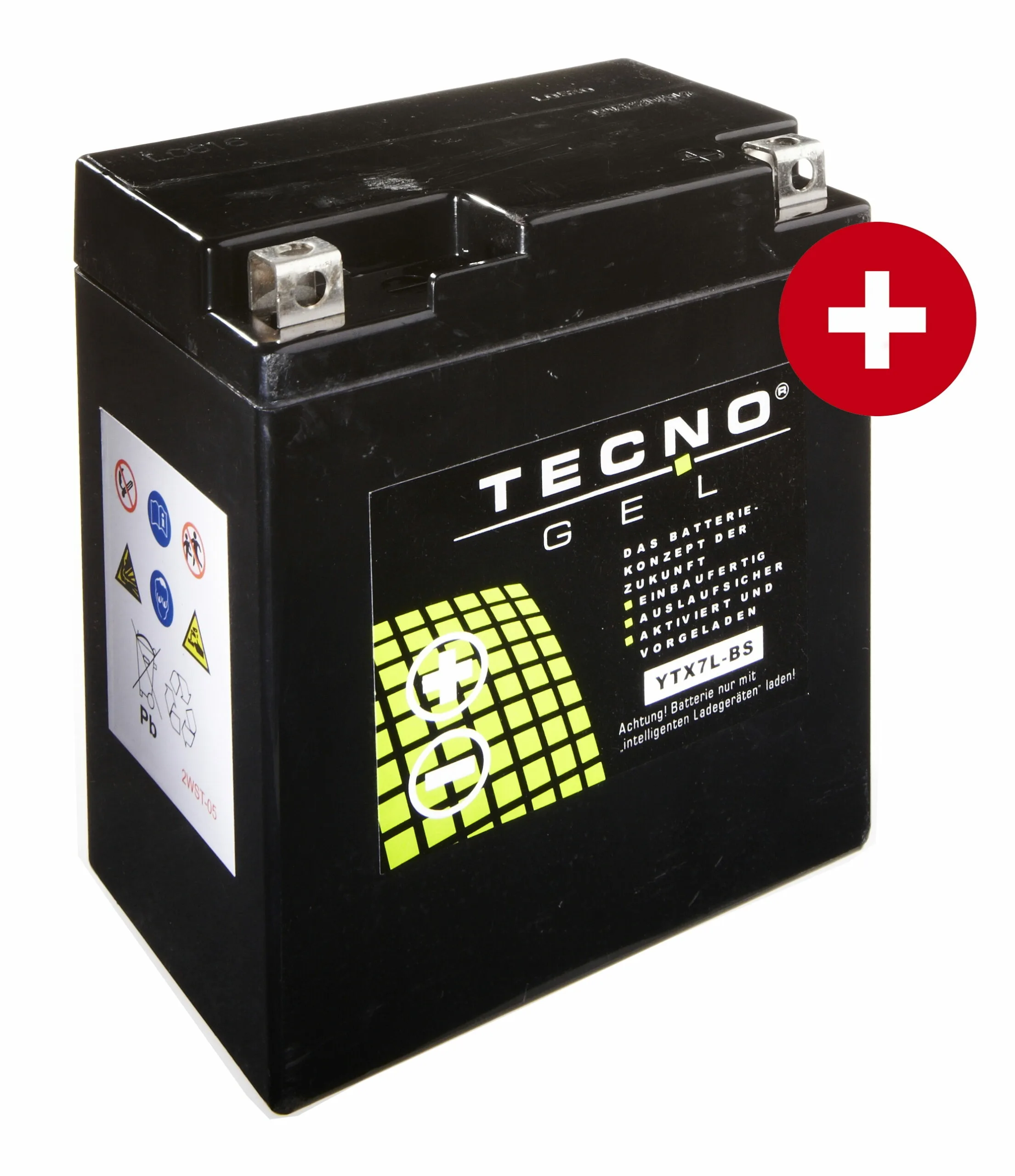 TECNO-GEL BATTERIE für YTX7L-BS 12V 6AH (DIN 50614)