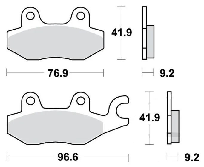 Bremsbelag Standard 7871924 TRW f. vorne & hinten f. Aprilia, CAN-AM u.a.