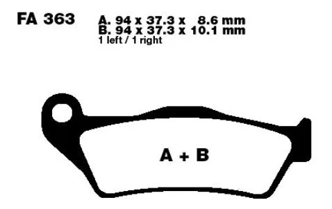 Bremsbelag Sinter 7324254 HH EBC f. div. BMW Modelle