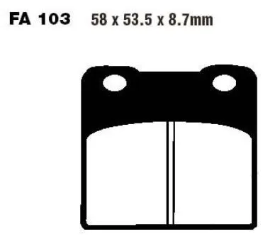 Bremsbelag Standard 7328461 EBC f. Suzuki