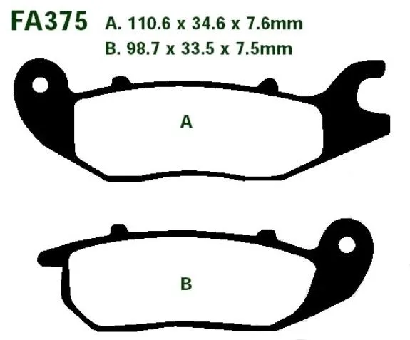 Bremsbelag Standard 7320492 EB f. div. Modelle