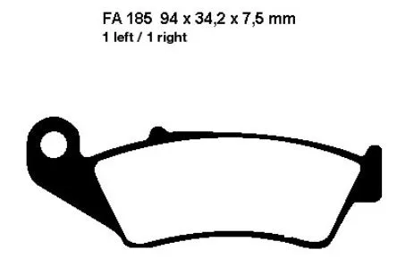 Bremsbelag Standard 7375439 EBC