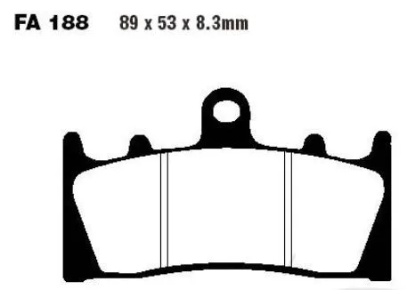 Bremsbelag Standard 7376510 EBC f. Kawasaki u. Suzuki