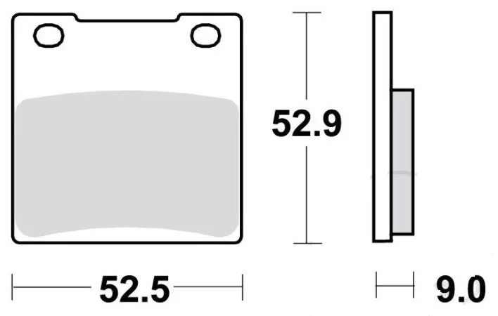 Bremsbelag Sinter 7871635 f. hinten für Kawasaki u. Suzuki