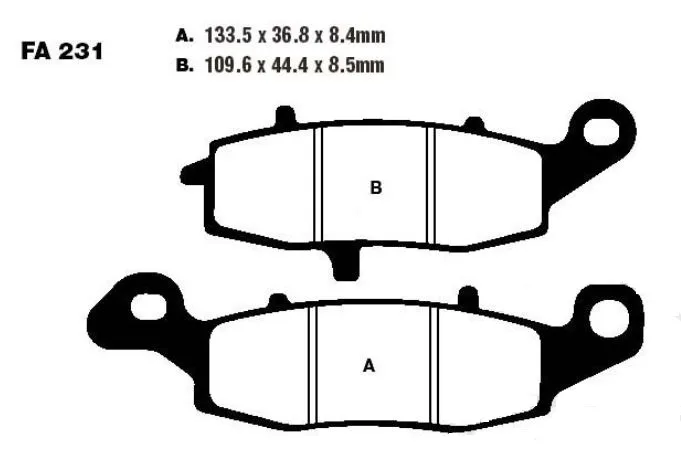 Bremsbelag Standard 7378763 EBC