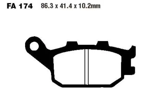 Bremsbelag Standard EBC 7375157 für diverse Modelle