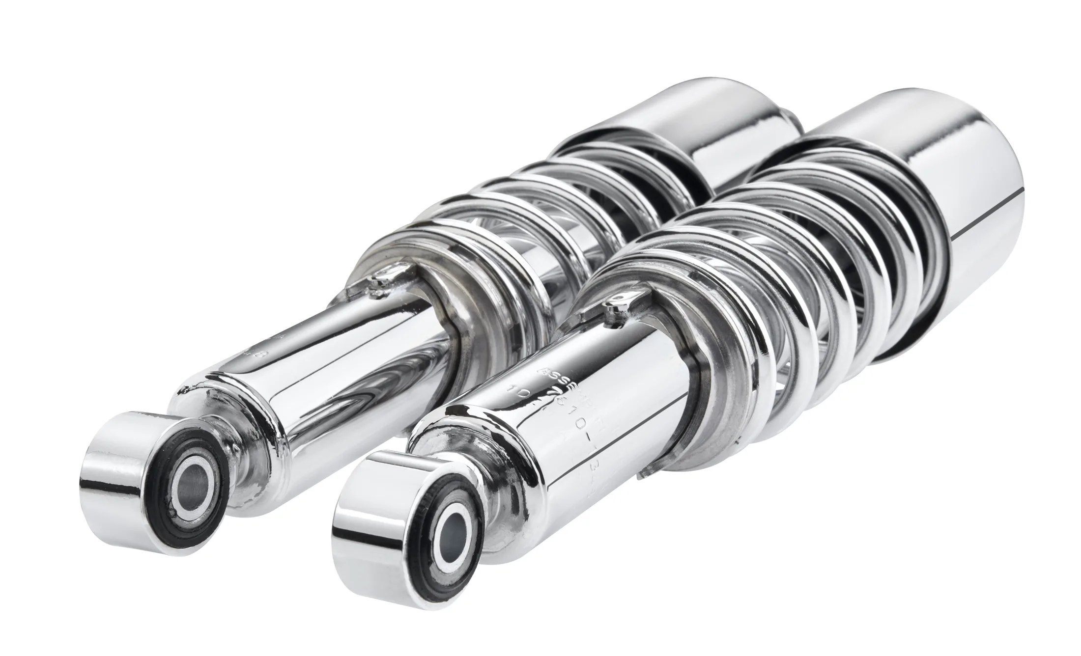 IKON Federbeine - Stoßdämpfer 7610-1635SP8 mit ABE in Chrom für TRIUMPH Rocket III 2003-08