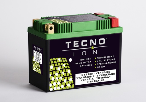 TECNO-ION Li-Ion-Batterie TI-T 20 QT - Ladestrom nicht höher als 14,8V!