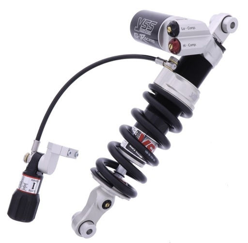 YSS Federbein Stoßdämpfer Mono MG456-375H1RW-05-888 einstellbar mit ABE für BMW R 1200 NineT 2017 - 2020