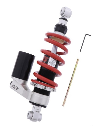 YSS Federbein Stoßdämpfer Mono MU456-310TRWJ-37-858 einstellbar mit ABE für KAWASAKI ZX-10R 1000 2015 - 2018